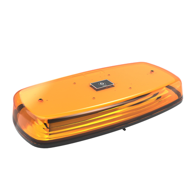 สีเหลืองอำพันฉุกเฉิน Ip67 38W ไฟเตือน LED ตำรวจแม่เหล็กรถบรรทุกแถบแสง LED กระพริบ Strobe